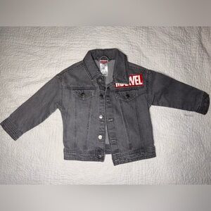 Marvel Kids Gray Jean Jacket